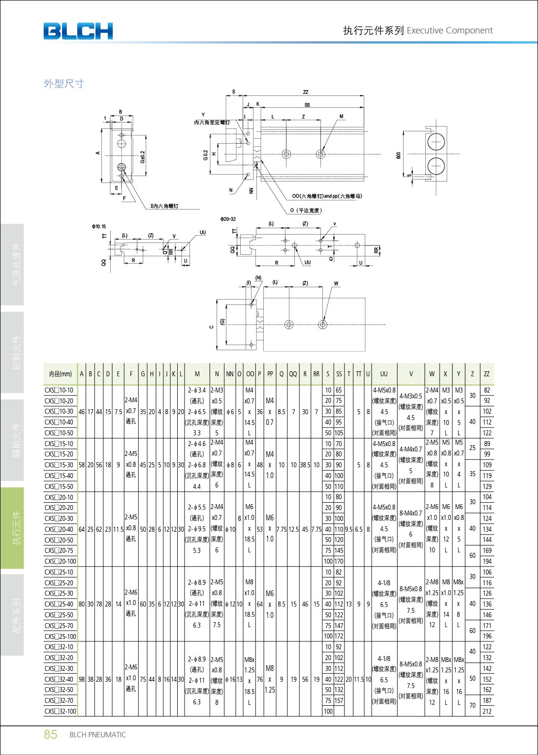 CXS雙聯氣缸系列